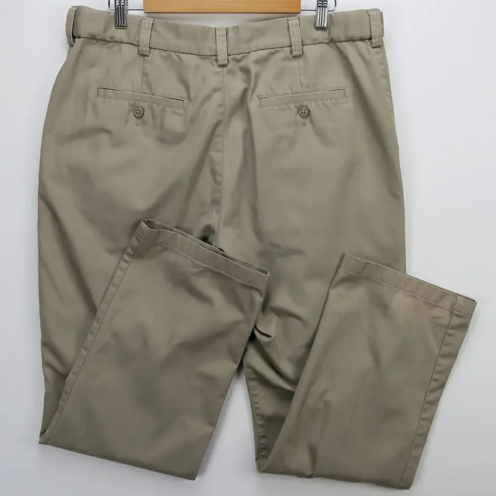 5.11 Tactical Chino Pants Mens 38x34 Khaki Utility Workwear Hidden Pocket